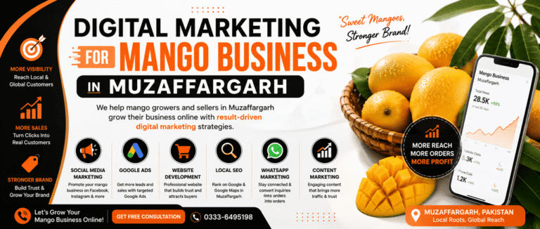 Digital Marketing for Mango Business in Muzaffargarh