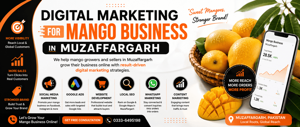 Digital Marketing for Mango Business in Muzaffargarh