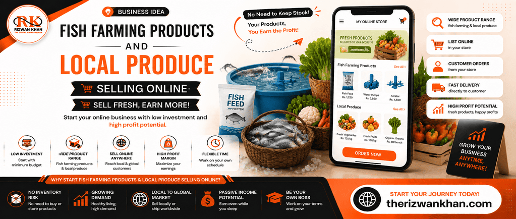 Fish Farming Products and Local Produce Selling Online