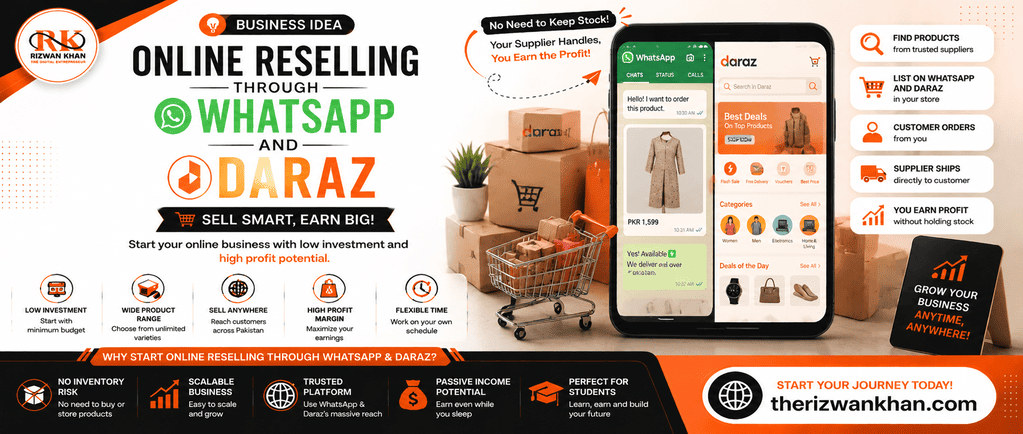 Online Reselling Through WhatsApp and Daraz