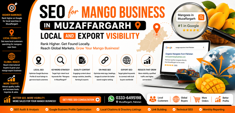 SEO for Mango Business in Muzaffargarh Local and Export Visibility