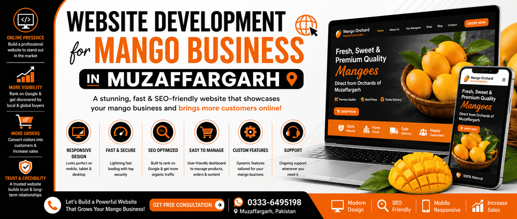 Website Development for Mango Business in Muzaffargarh